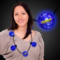 Blue LED Ball Necklace